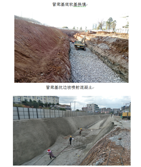 320国道安宁城区段（金方路口至湖东路口）改造路口工程 综合管廊各工序施工简介