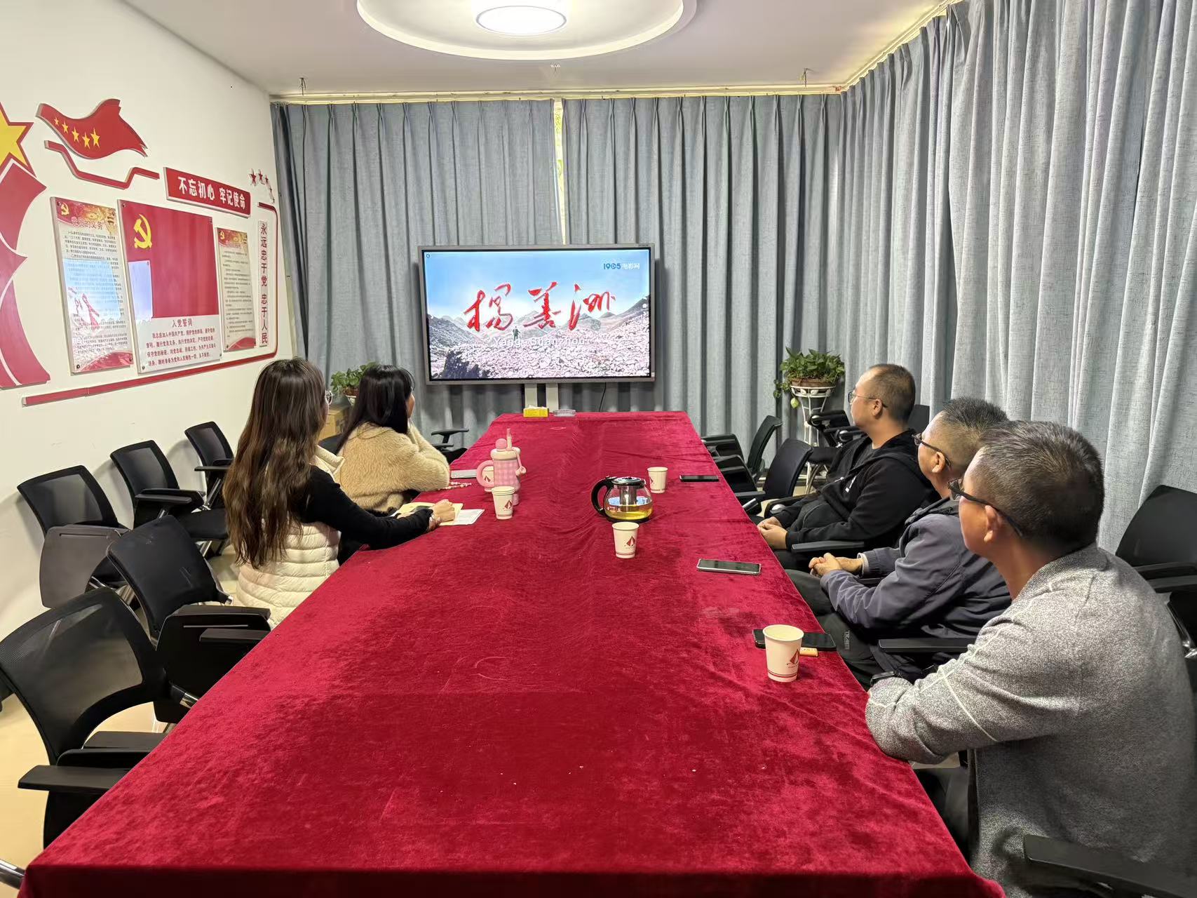学习善洲精神 践行初心使命 ——盛翔支部组织观看电影《杨善洲》